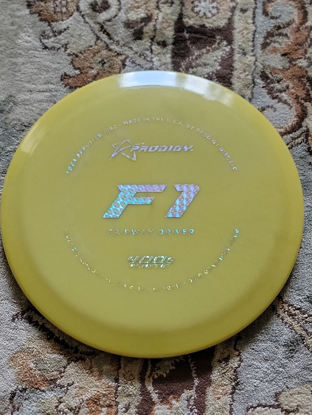 NEW Prodigy F1 Fairway Driver 400G PLASTIC 159 GRAMS Yellow